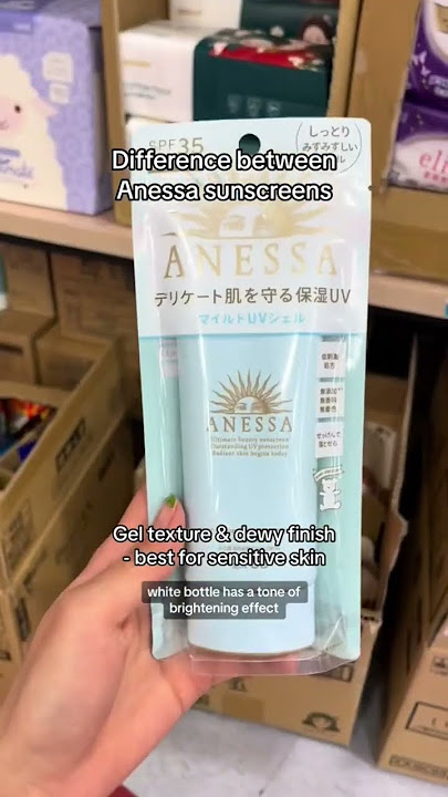 Differences between the Japanese Anessa sunscreens 🤔