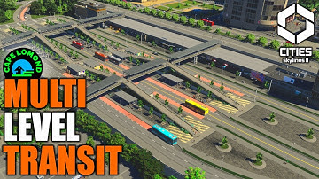 Creating a Detailed Multi-level Transport Hub in Cities Skylines 2