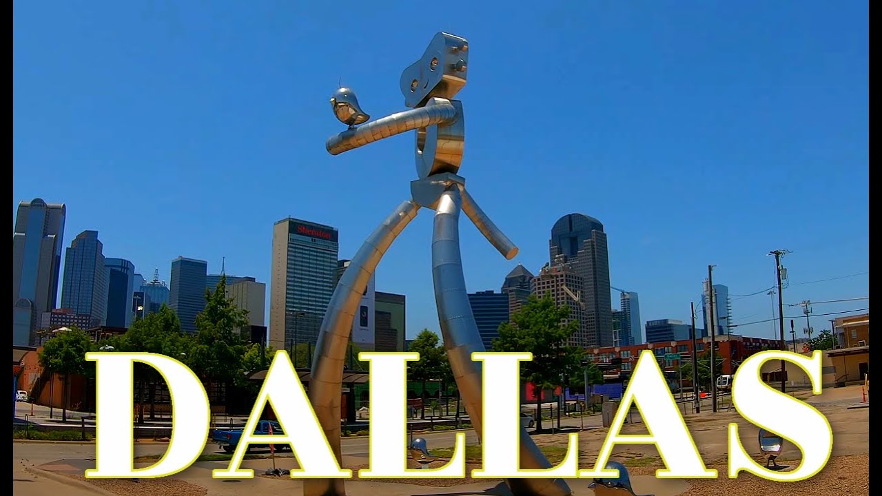 DALLAS, TEXAS DRIVE AND AERIAL TOUR OF DOWNTOWN DALLAS YouTube