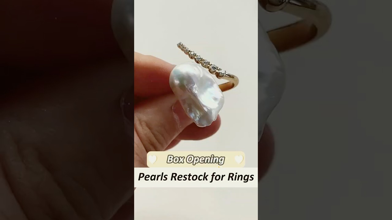 Box Opening - Pearls Restock for Statement Rings! Colorful baroque pearls, pick yours for Autumn!