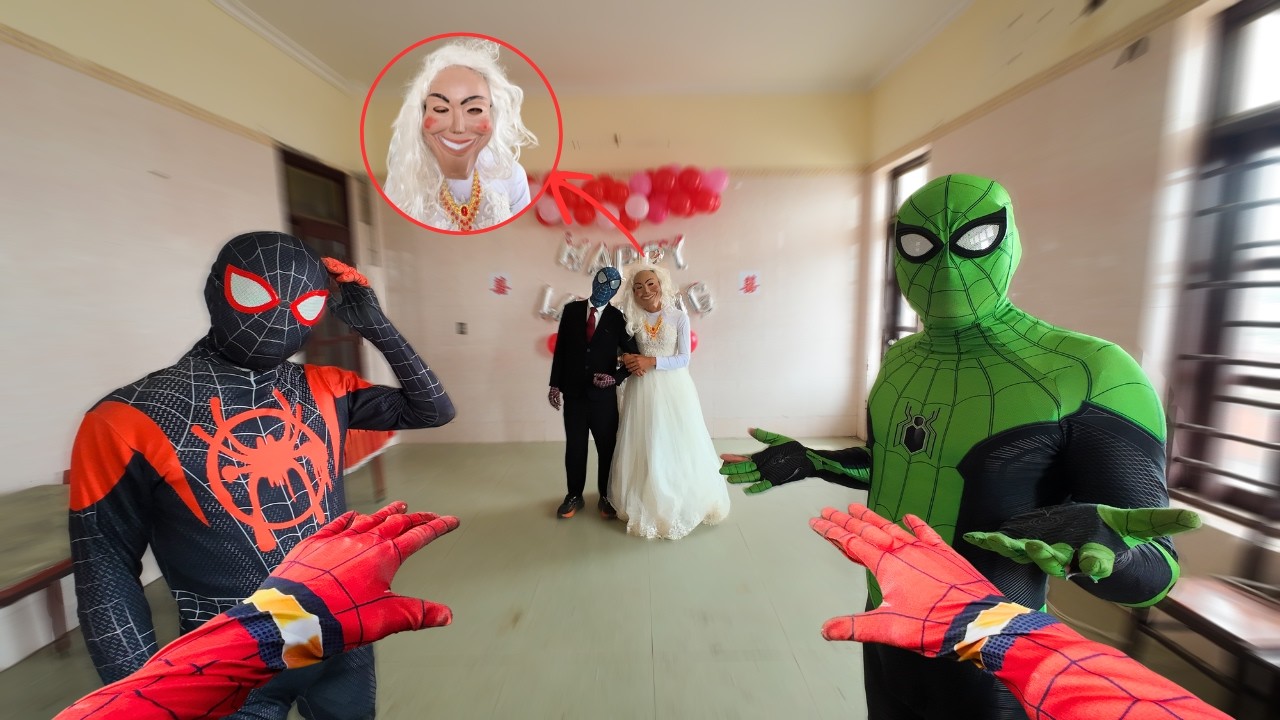 White Spider-Man Cursed to Become GROOM of BRIDE Serbian Dancing in Abandoned Hotel ( Horror POV )