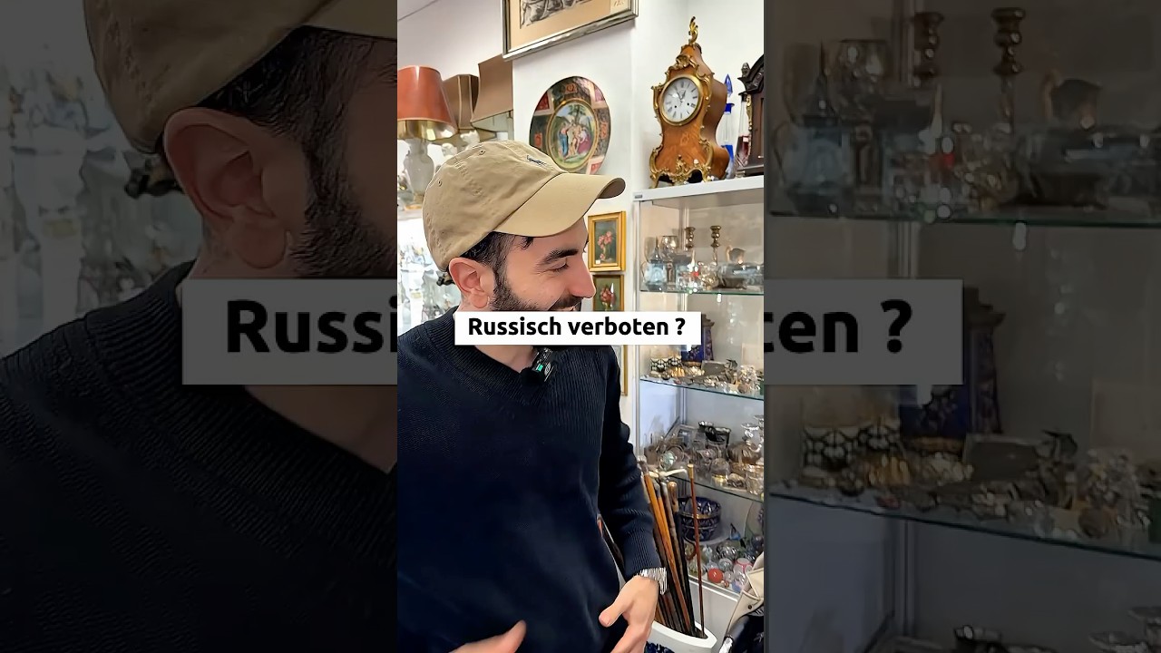 Russisch verboten in Deutschland ? #antiquitäten #timanoz