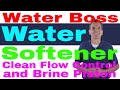 WaterBoss Water Softener Clean Flow Control Brine Piston 9 Easy Steps 