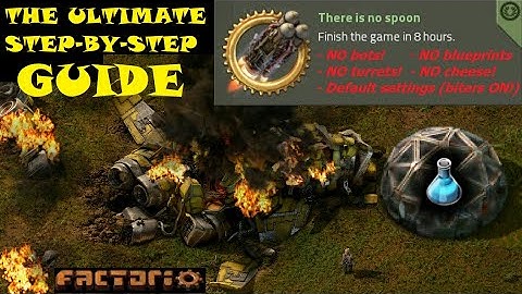 Factorio "There is no Spoon" on 100% Default Settings GUIDE: Blue Tech Era 1/2
