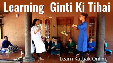 Learning Ginti Ki Tihai | Practice Session by Guru Pali Chandra with her student Revati Mirchandani