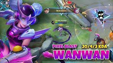 Wanwan - Pixel Blast Collector Skin | Mobile Legends | MLBB | Game Space
