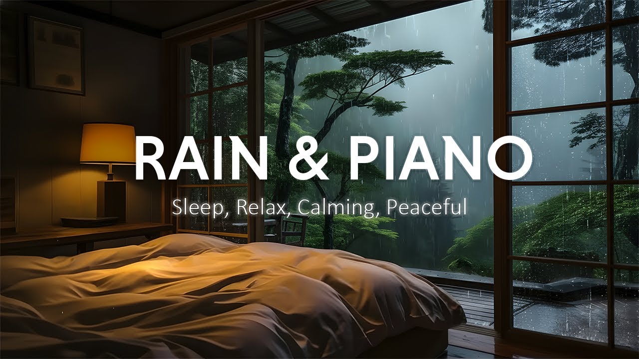 Deep Sleep Music with Calm Piano and Gentle Rain | Peaceful Sounds to ...