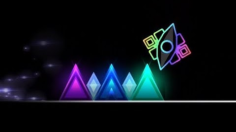 My Triple Spike Part in Vantablack (Hosted by Mzero) [Geometry Dash 2.11]