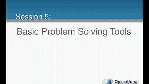 PDCA Problem Solving Tools & Technique