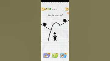 Draw 2 Save Stickman Puzzle Level 20: How To Save Him