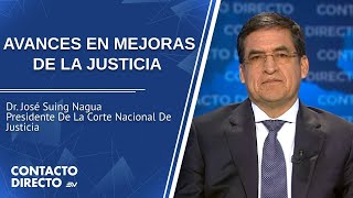 Entrevista con José Suing - Pdte. de la Corte Nacional De Justicia | Contacto Directo | Ecuavisa