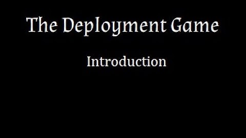 The Deployment Game - Introduction - Civ 5 playthrough