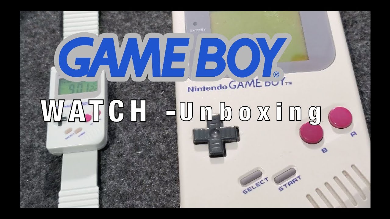 Reloj gamer, el GAME BOY WATCH! en 4K (Unboxing) YouTube