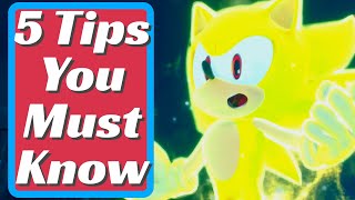 5 Tips You Must Know in Sonic Frontiers