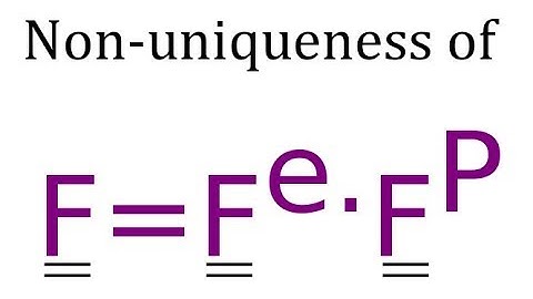Non-uniqueness of multiplicative F decomposition