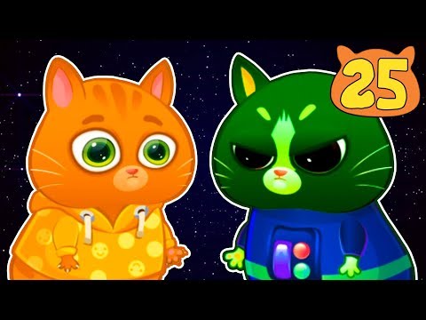 Суровый КОТИК БУБУ №25. Инопланетное вторжение. Часть 1. МУЛЬТИК про котят на канале Хвостик ТВ