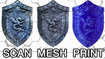 Converting a Surface into a Solid 3D Model using Metashape and Meshmixer #Scantober