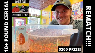 UNDEFEATED 10+ LB CEREAL REMATCH - One Bowl Challenge - One Bowl The Cereal Bar (Fostoria, OH)