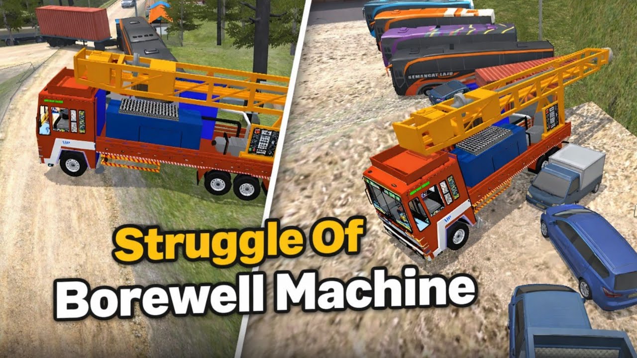 ASHOK LEYLAND BORWELL MACHINE BUS SIMULATOR INDONESIA