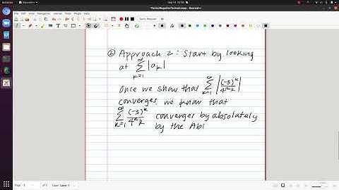 Series with Negative Terms Video 4 - Absolute vs. Conditional Convergence Examples