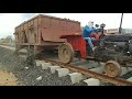 Tractor Runs On Railway Track