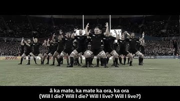All Blacks Haka with translation