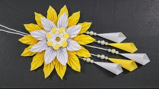 Easy and Quick Paper Wall Hanging Ideas | Paper Craft | Handmade Paper Wall Hanging | Easy Craft