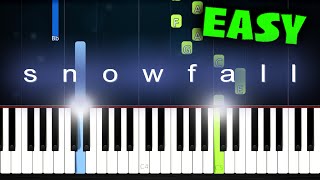 øneheart x reidenshi - snowfall - EASY Piano Tutorial