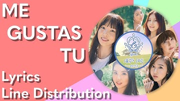 GFRIEND - Me Gustas Tu (Line Distribution + Color Coded Lyrics)