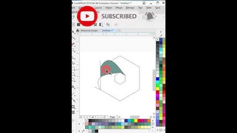 Polygon logo design tutorial in coreldraw #youtubeshorts #logodesign #shortvideo #coreldraw #like