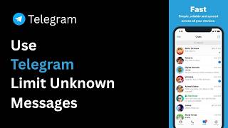 How to Use Telegram Limit Unknown Messages !