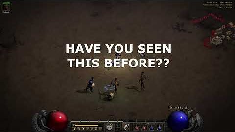 Diablo II Resurrected: Invisible Merc Glitch
