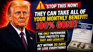 SSA Will Take 100% of Your Social Security Check! The ONE Form That Legally Stops Them in 30 Days!