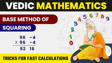 Base Method of Squaring in Vedic Maths | Square Trick | Vedic Maths Tricks
