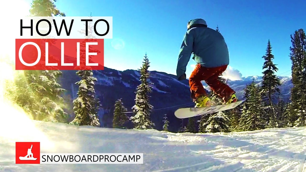 How To Ollie On A Snowboard Snowboarding Tricks Youtube intended for Snowboard Tricks Pro