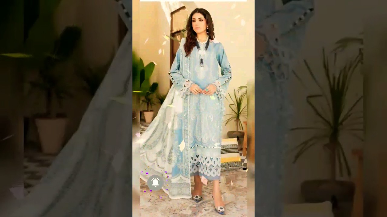 Firdaus Lawn 2023 | Printed Lawn Suit With Dupatta | 