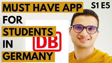 S1 E5 | MUST HAVE APP for students in Germany | DB Navigator | International travel | Masters in EU