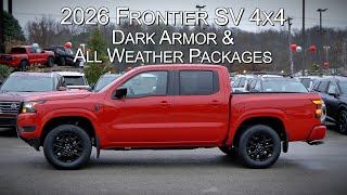 New 2026 Nissan Frontier SV 4x4 w/ Dark Armor & All Weather Packages at Nissan of Cookeville