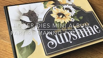 Simple Mini Album Part 4 - Die Cut Pockets