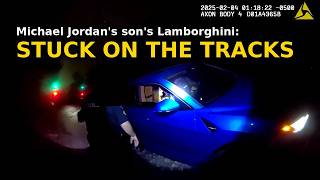 Details I'm Michael Jordan's Son: Marcus Jordan's Lamborghini Stuck on the Tracks as a Train Approaches News