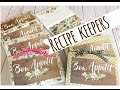 Craft Fair Idea #5:  Recipe Keepers | 2016