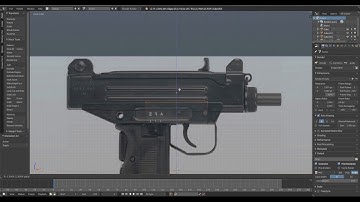 Blender micro uzi Speedmodeling!