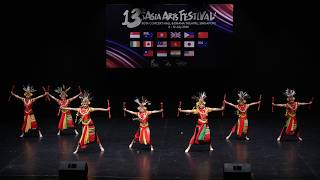 Tari Garanuhing Kalimantan Tengah Mawar Budaya Asia Arts Festival 2026