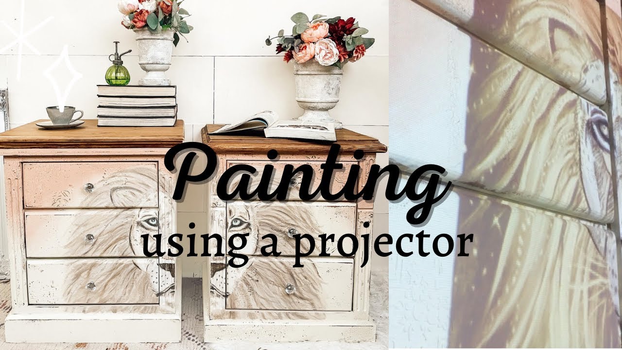 Furniture Artist HACK! Paint Furniture using a projector