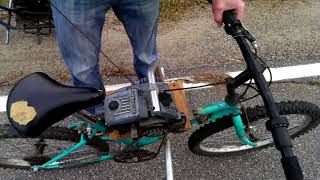 Chainsaw bike