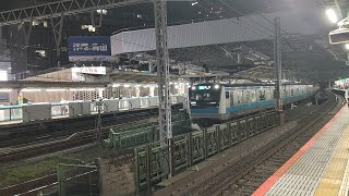 621.新橋駅を発車する京浜東北線E233系