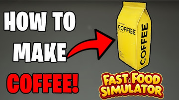 HOW TO MAKE COFFEE CUPS IN FAST FOOD SIMULATOR (FULL GUIDE TUTORIAL)
