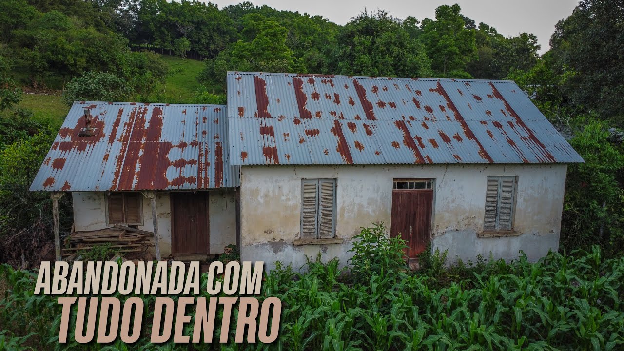 ELA FALECEU E SUA CASA FICOU ABANDONADA COM TODOS AS COISAS AINDA DENTRO!