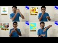 Page 1 :- The Fruits words is Indian sign language.#deaf