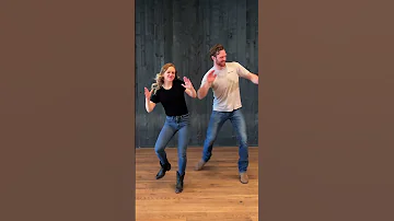 EVERYBODY CUT FOOTLOOSE 🎉 Tutorial is UP! 😆 #kingandqueenofcountryswing #grantandshalee